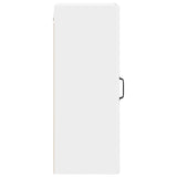 Kitchen Wall Cabinet with Door High Gloss White 40 x 31 x 80 cm - Close-Up Angle