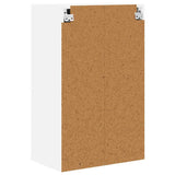 Kitchen Wall Cabinet White 50 x 31 x 80 cm Engineered Wood - Low Angle