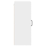 Kitchen Wall Cabinet White 50 x 31 x 80 cm Engineered Wood - Close-Up Angle
