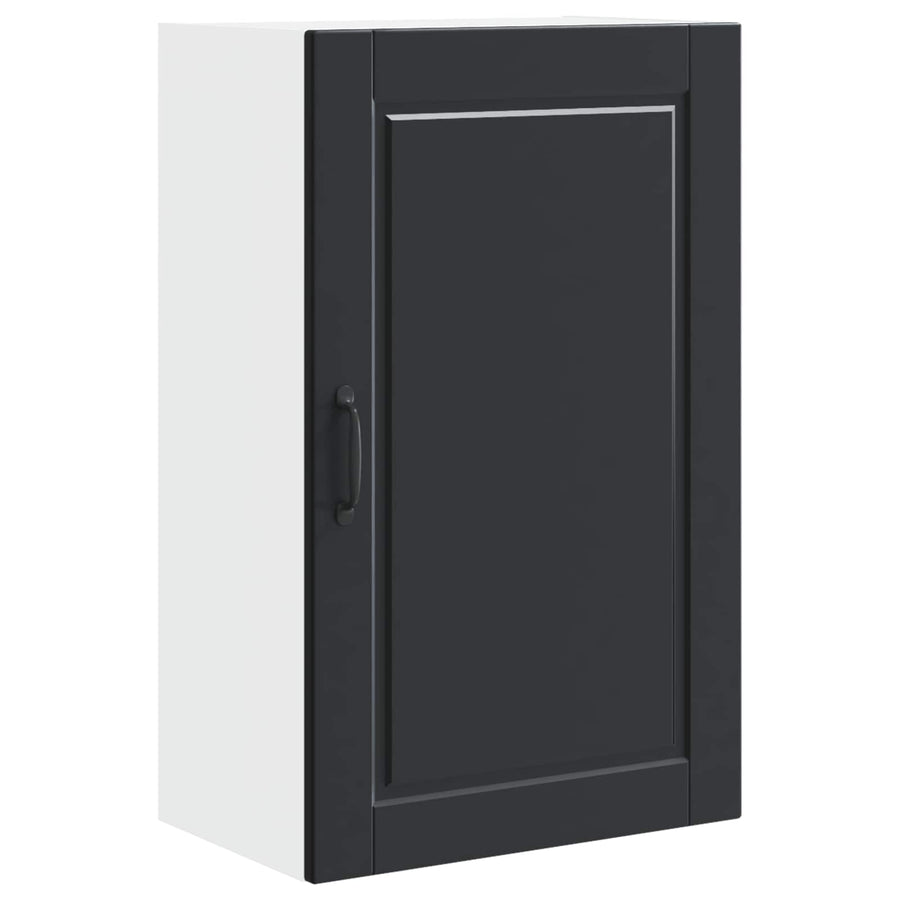 Wall Cabinet PORTO Black 50 x 31 x 80 cm Engineered Wood