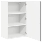 Wall Cabinet PORTO Black 50 x 31 x 80 cm Engineered Wood