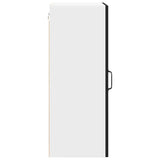 Wall Cabinet PORTO Black 50 x 31 x 80 cm Engineered Wood