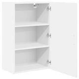 Wall Cabinet PORTO High Gloss White 50 x 31 x 80 cm