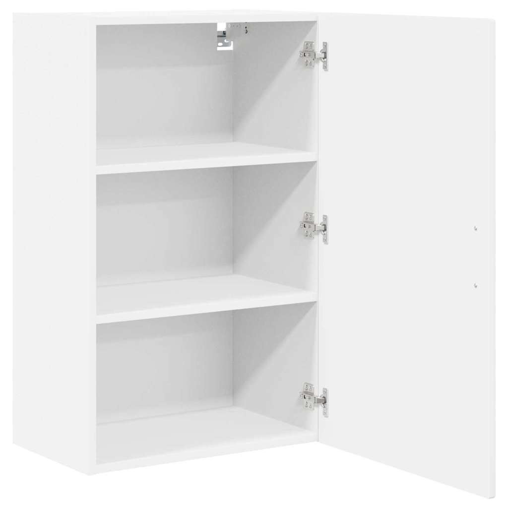 Kitchen Wall Cabinet with Door High Gloss White 50 x 31 x 80 cm