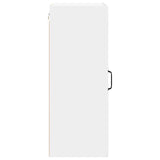 Kitchen Wall Cabinet with Door High Gloss White 50 x 31 x 80 cm - Close-Up Angle