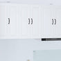 Wall Cabinet PORTO White 60 x 31 x 80 cm Engineered Wood