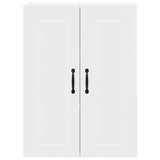 Kitchen Wall Cabinet White 60 x 31 x 80 cm Engineered Wood - Rear View