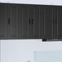 Wall Cabinet PORTO Black 60 x 31 x 80 cm Engineered Wood