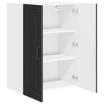 Wall Cabinet PORTO Black 60 x 31 x 80 cm Engineered Wood