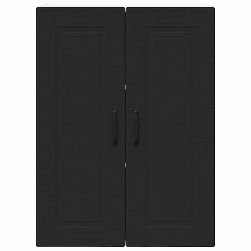 Kitchen Wall Cabinet Black 60 x 31 x 80 cm Engineered Wood