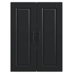 Wall Cabinet PORTO Black 60 x 31 x 80 cm Engineered Wood