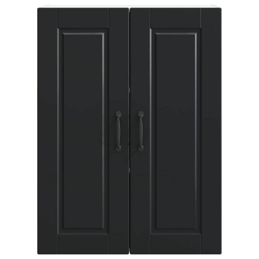Wall Cabinet PORTO Black 60 x 31 x 80 cm Engineered Wood