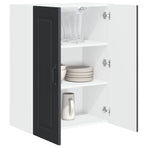 Wall Cabinet PORTO Black 60 x 31 x 80 cm Engineered Wood