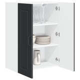 Wall Cabinet PORTO Black 60 x 31 x 80 cm Engineered Wood