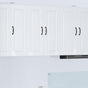 Wall Cabinet PORTO High Gloss White 60 x 31 x 80 cm