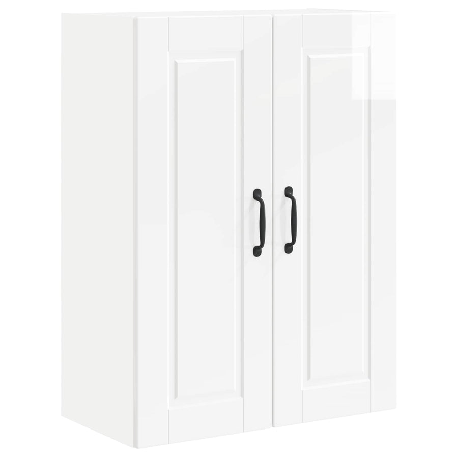 Wall Cabinet PORTO High Gloss White 60 x 31 x 80 cm