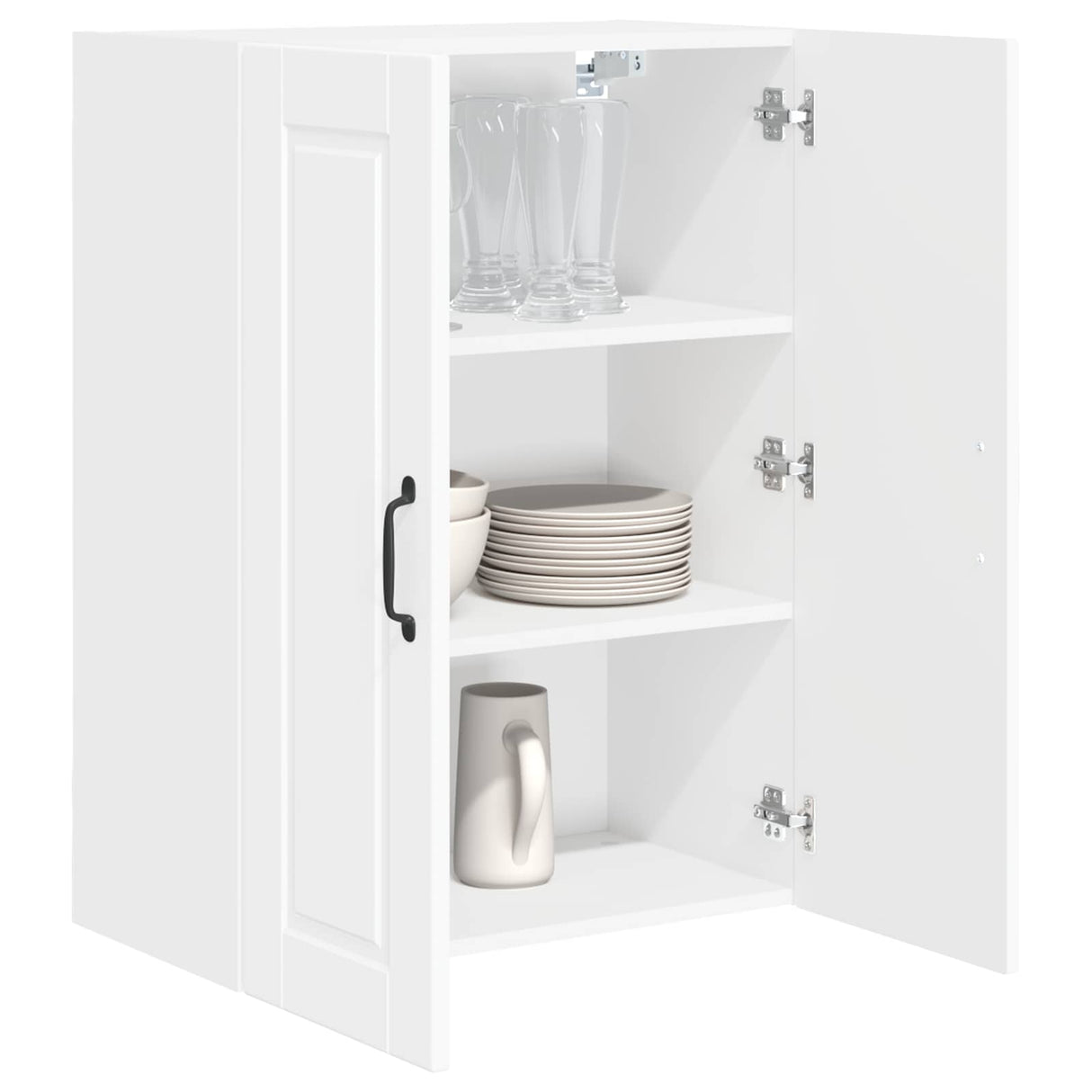 Wall Cabinet PORTO High Gloss White 60 x 31 x 80 cm