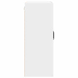 Wall Cabinet PORTO High Gloss White 60 x 31 x 80 cm - Close-Up Angle