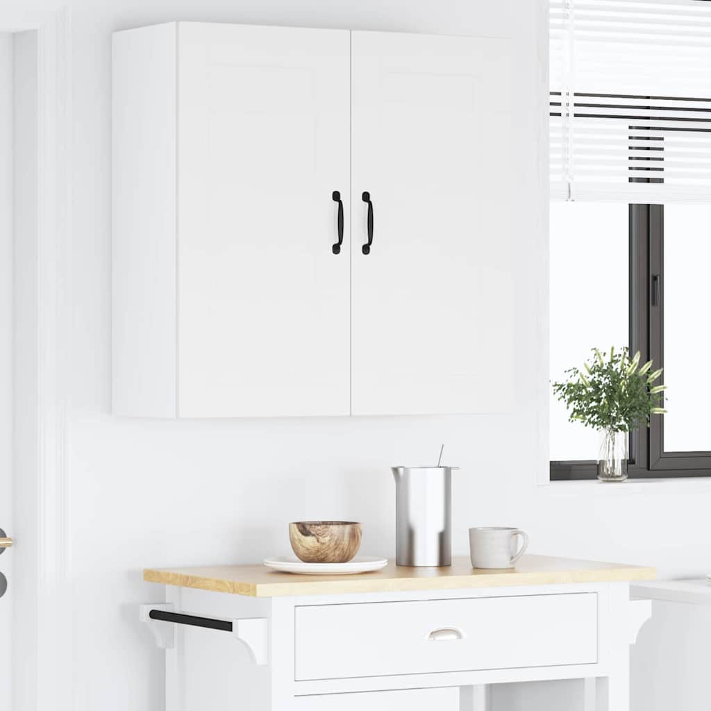 Kitchen Wall Cabinet White 80 x 31 x 80 cm Engineered Wood