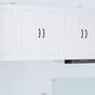 Wall Cabinet PORTO White 80 x 31 x 80 cm Engineered Wood