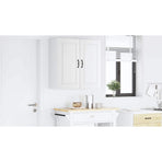 Wall Cabinet PORTO White 80 x 31 x 80 cm Engineered Wood