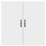 Kitchen Wall Cabinet White 80 x 31 x 80 cm Engineered Wood - Rear View