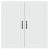 Wall Cabinet PORTO White 80 x 31 x 80 cm Engineered Wood - Rear View