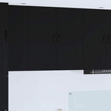 Kitchen Wall Cabinet Black 80 x 31 x 80 cm Engineered Wood