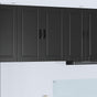 Wall Cabinet PORTO Black 80 x 31 x 80 cm Engineered Wood