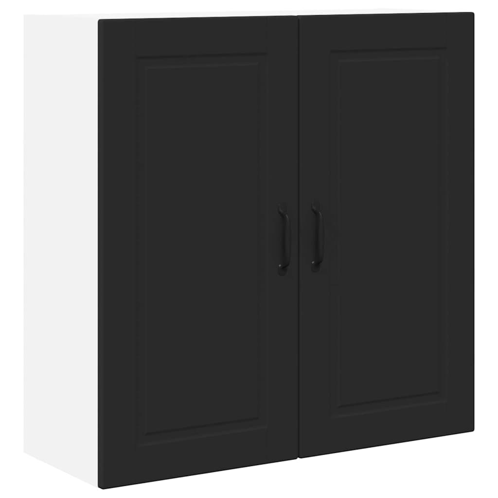Kitchen Wall Cabinet Black 80 x 31 x 80 cm Engineered Wood