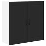 Kitchen Wall Cabinet Black 80 x 31 x 80 cm Engineered Wood - Front View