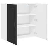 Wall Cabinet PORTO Black 80 x 31 x 80 cm Engineered Wood