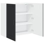 Wall Cabinet PORTO Black 80 x 31 x 80 cm Engineered Wood