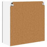 Kitchen Wall Cabinet Black 80 x 31 x 80 cm Engineered Wood - Low Angle