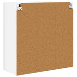 Wall Cabinet PORTO Black 80 x 31 x 80 cm Engineered Wood - Low Angle