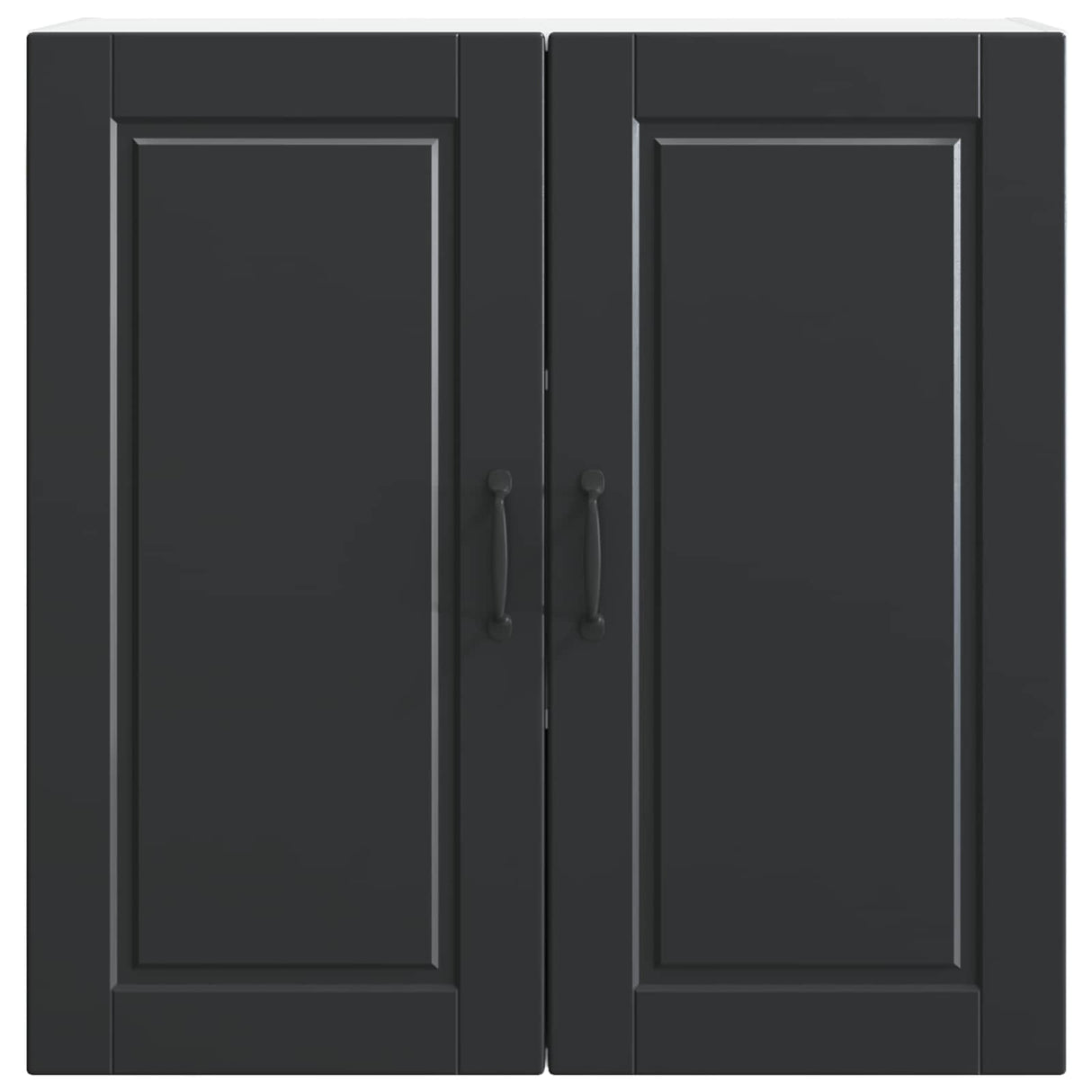 Wall Cabinet PORTO Black 80 x 31 x 80 cm Engineered Wood
