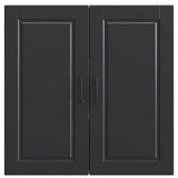 Wall Cabinet PORTO Black 80 x 31 x 80 cm Engineered Wood