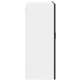 Kitchen Wall Cabinet Black 80 x 31 x 80 cm Engineered Wood - Close-Up Angle