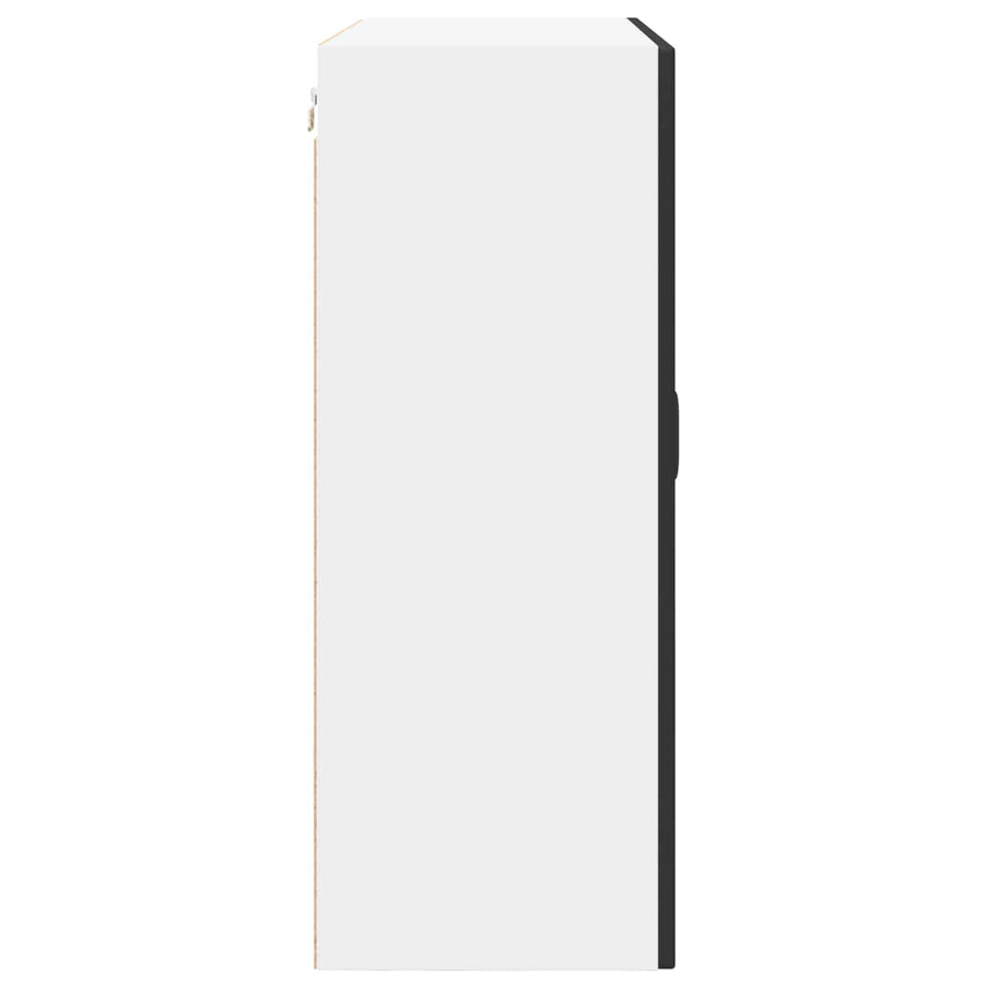 Wall Cabinet PORTO Black 80 x 31 x 80 cm Engineered Wood