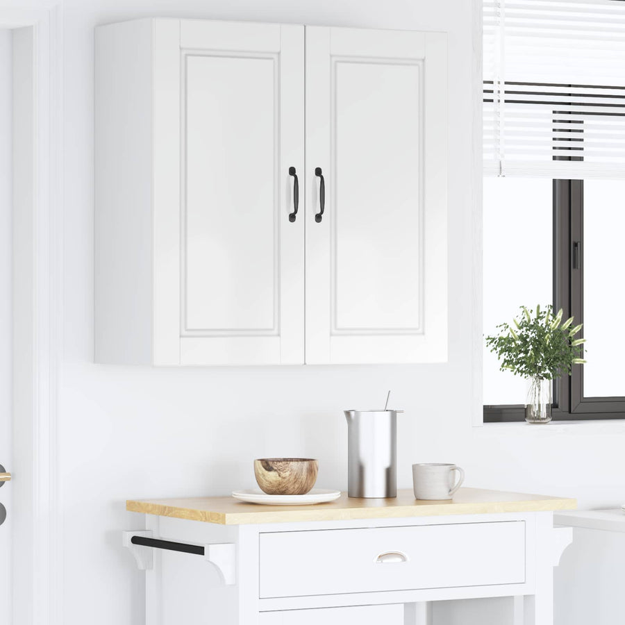 Wall Cabinet PORTO High Gloss White 80 x 31 x 80 cm