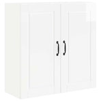 Wall Cabinet PORTO High Gloss White 80 x 31 x 80 cm