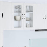 Kitchen Wall Cabinet White 80 x 31 x 80 cm Engineered Wood