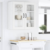 Kitchen Wall Cabinet White 80 x 31 x 80 cm Engineered Wood - Top-Down View