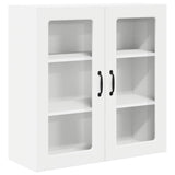 Kitchen Wall Cabinet White 80 x 31 x 80 cm Engineered Wood - Front View