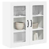 Kitchen Wall Cabinet White 80 x 31 x 80 cm Engineered Wood - Side View