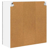 Kitchen Wall Cabinet Black 80 x 31 x 80 cm Engineered Wood - Low Angle