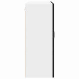 Wall Glass Cabinet PORTO Black 80 x 31 x 80 cm Engineered Wood