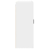 Wall Glass Cabinet PORTO High Gloss White 80 x 31 x 80 cm