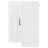 Wall Corner Cabinet PORTO White 57 x 57 x 80 cm Engineered Wood