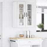 Kitchen Wall Cabinet White 60 x 31 x 80 cm Engineered Wood - Top-Down View